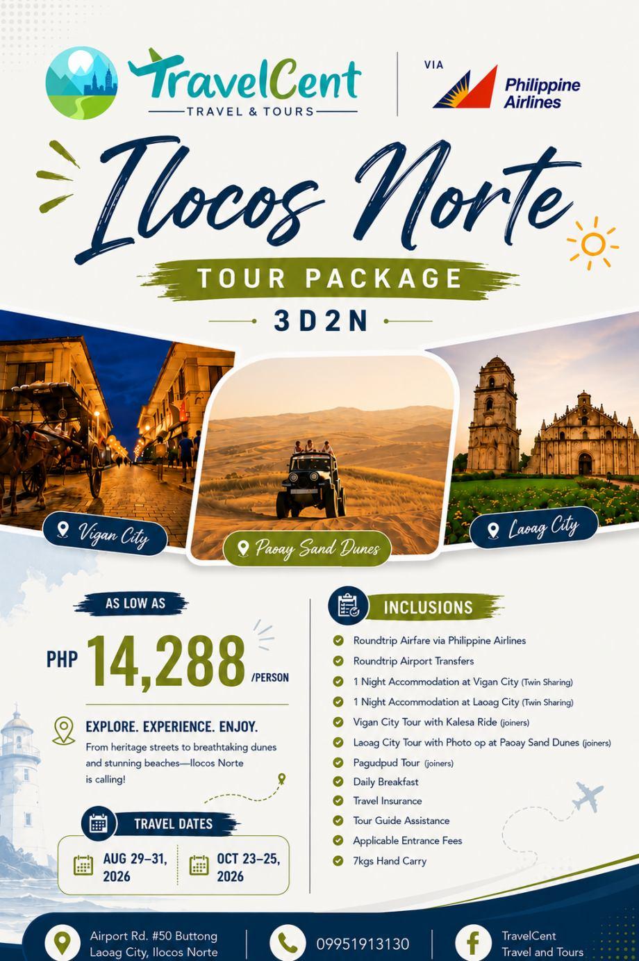 Details for Ilocos Norte Tour Package